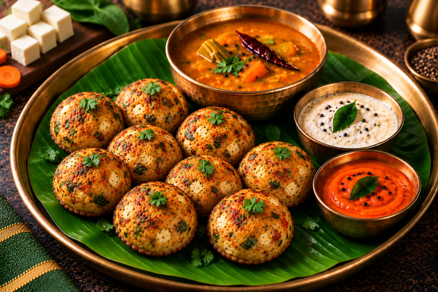 Tofu Paniyaram (8 pcs)